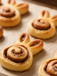 easter bunny cinnamon rolls