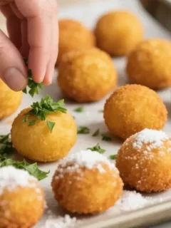 fried mashed potato balls
