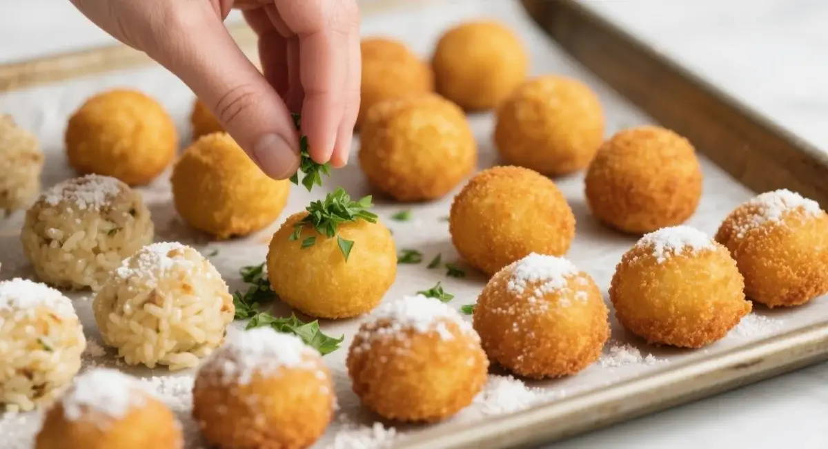 fried mashed potato balls