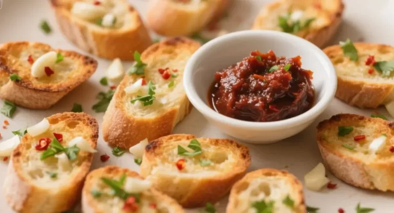 garlic crostini
