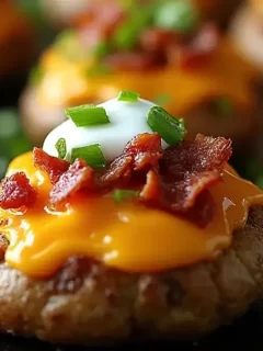 loaded smashed potatoes