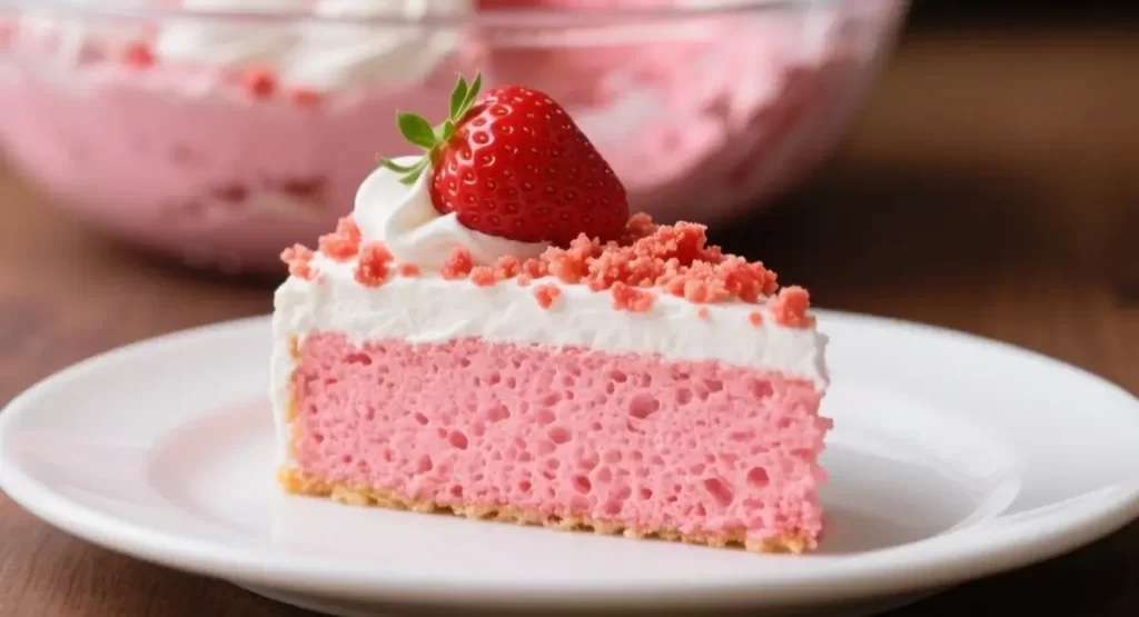 strawberry crunch poke cake