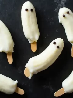 Banana Ghost Pops