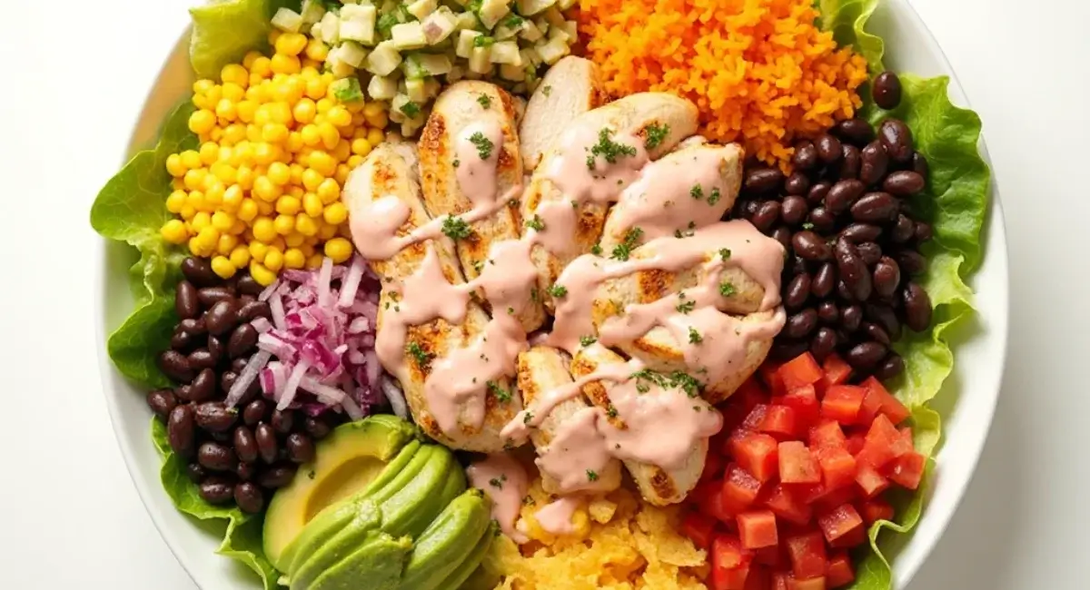 chicken taco salad recipe