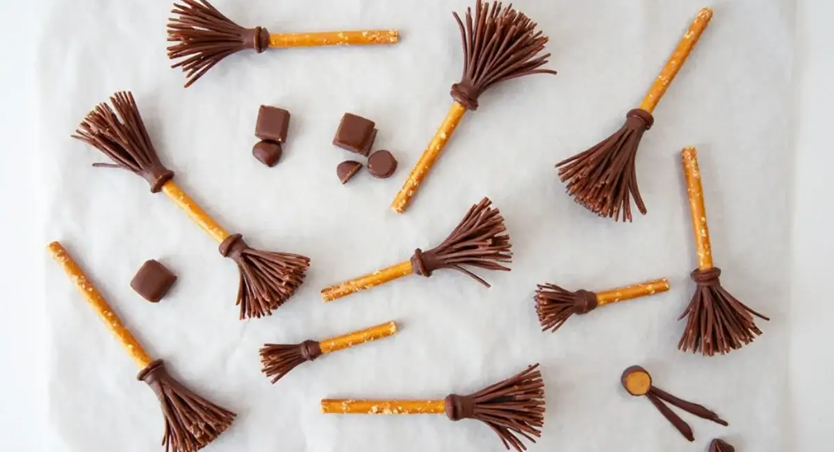 chocolate Witches Broomsticks