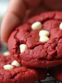 red velvet cake mix cookies