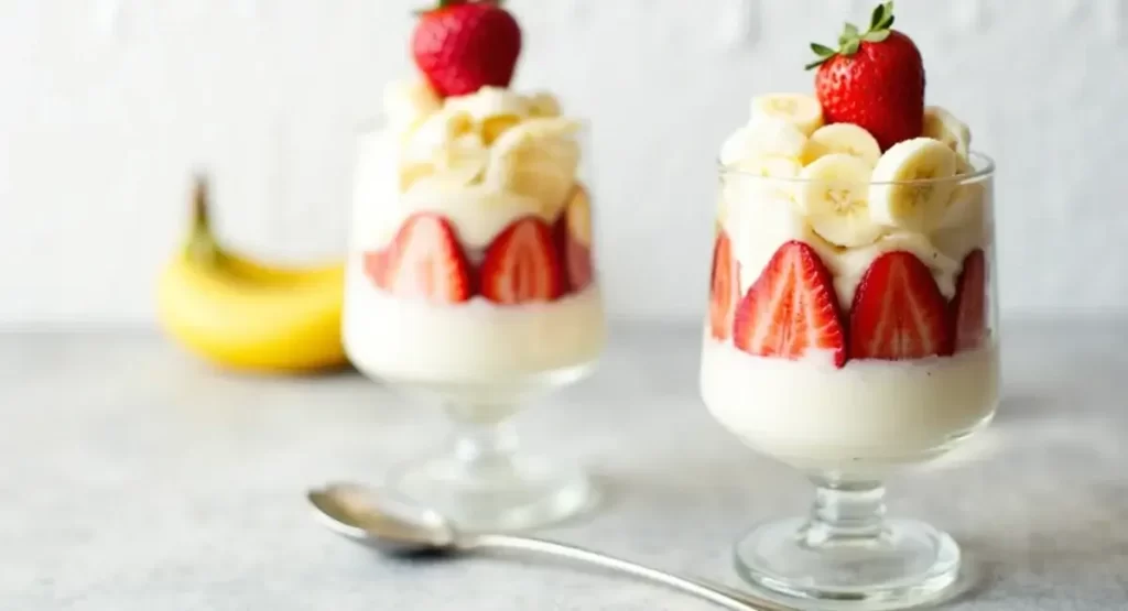 strawberry banana pudding