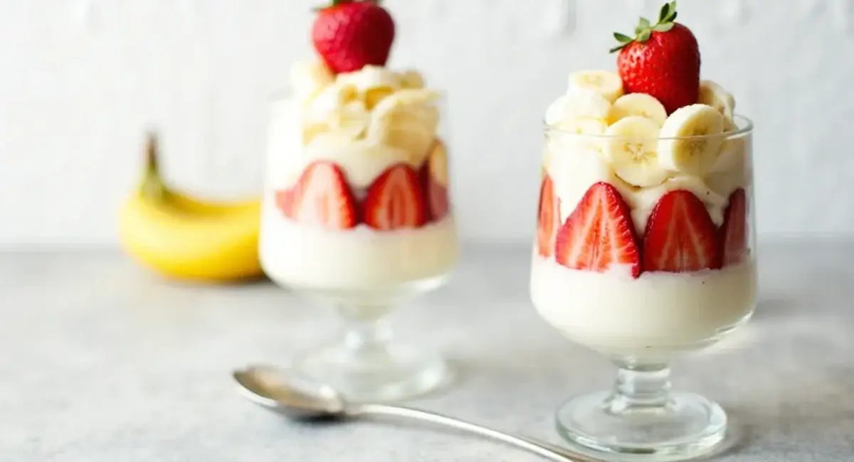 strawberry banana pudding