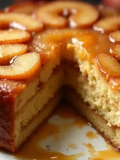 Caramel Apple Upside-Down Cake