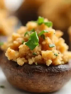 Best Christmas Stuffed Mushrooms