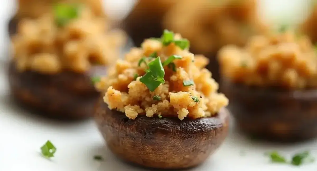Best Christmas Stuffed Mushrooms