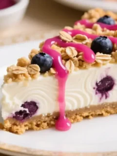 Blueberry Crumble Cheesecake Recipe
