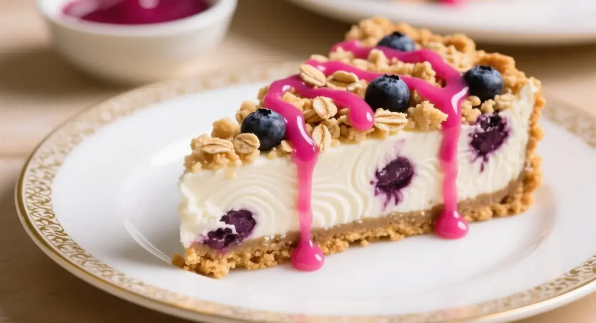 Blueberry Crumble Cheesecake Recipe
