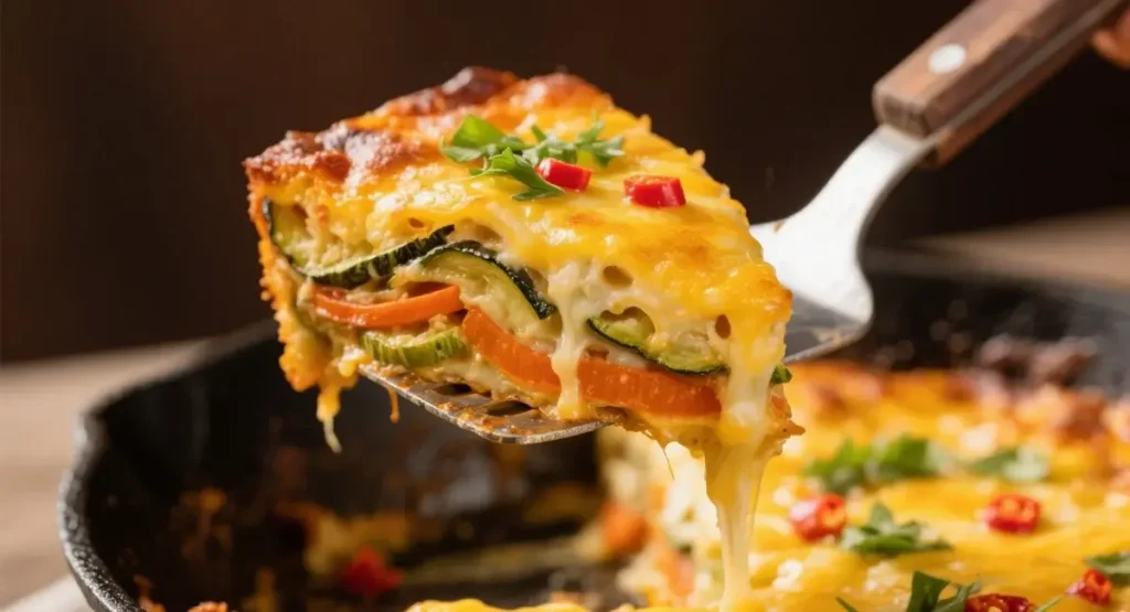 Breakfast Veggie Crinkle Cake