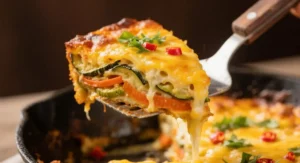 Breakfast Veggie Crinkle Cake