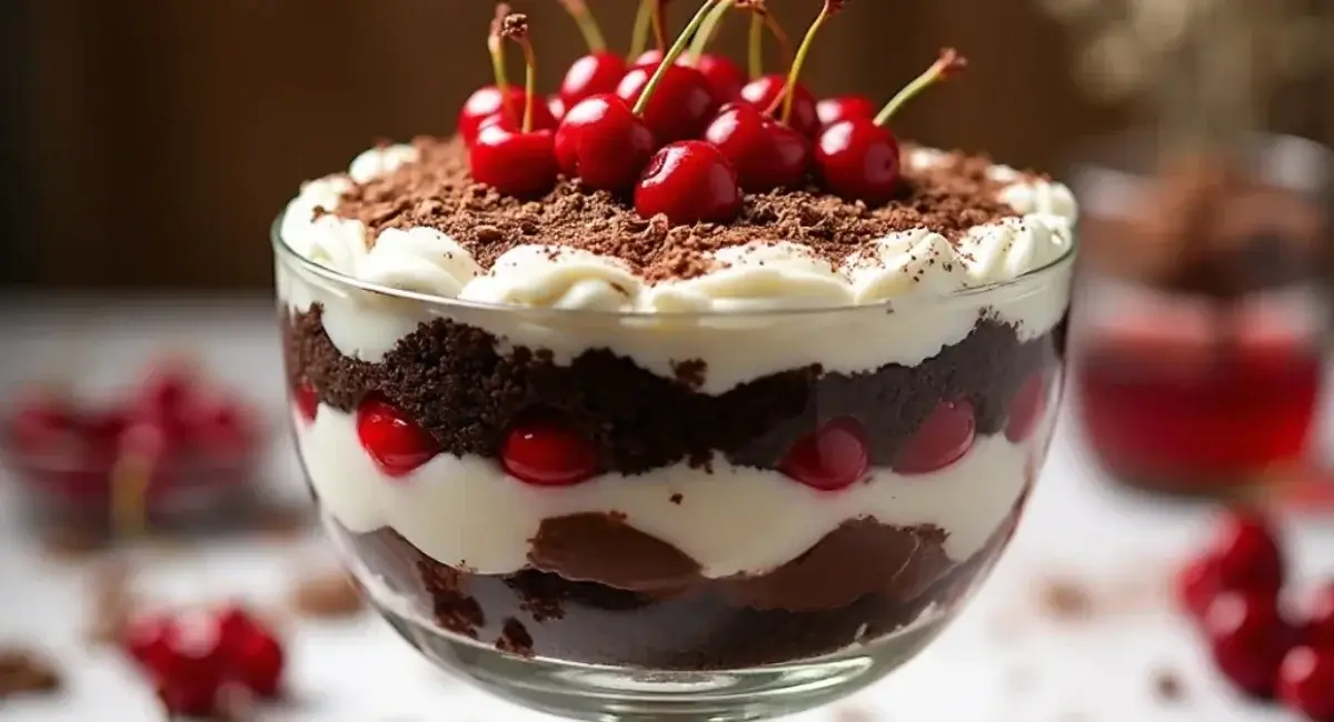 Christmas Black Forest Trifle