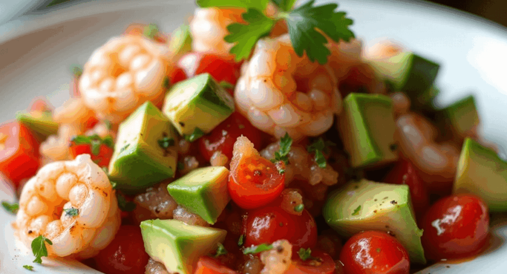 Chunky Avocado Shrimp Salsa
