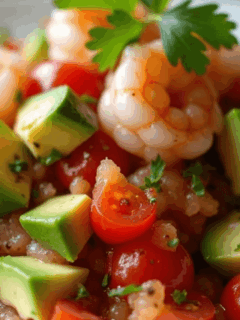 Chunky Avocado Shrimp Salsa