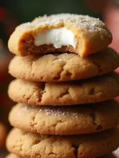 Gingerbread Cheesecake Cookies