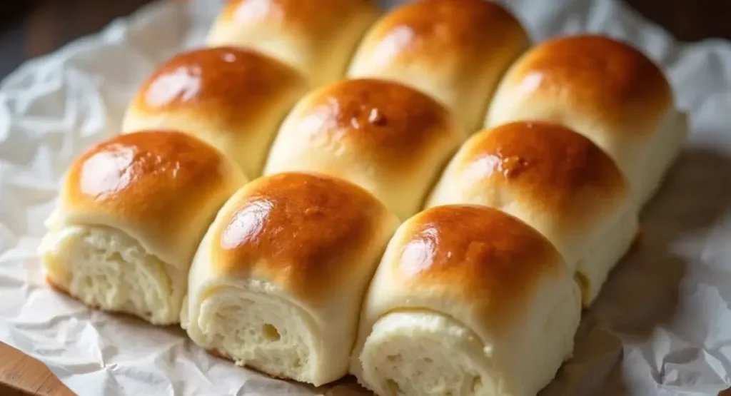 Japanese condensed milk bread rolls