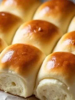 Japanese condensed milk bread rolls