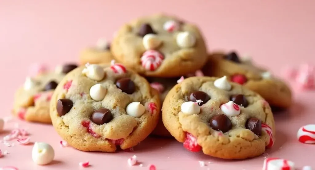 Peppermint Chocolate Chip Cookies