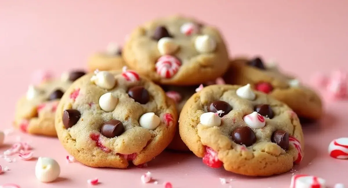 Peppermint Chocolate Chip Cookies