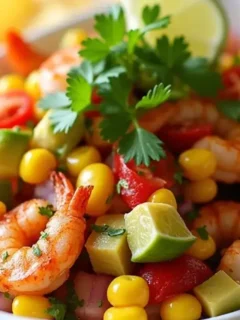 Spicy Avocado Corn Shrimp Salsa