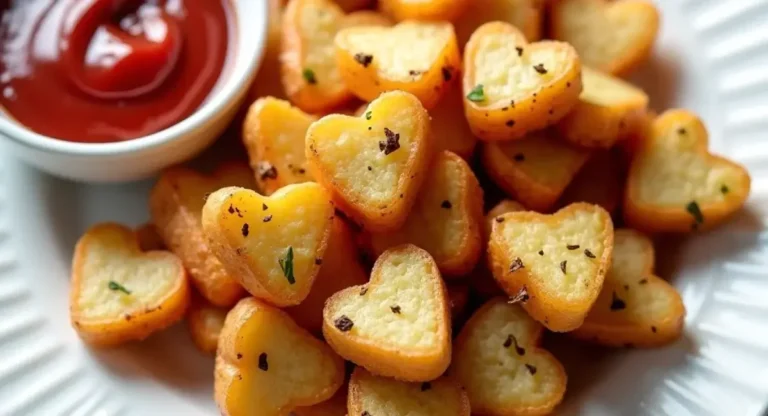 Air Fryer Heart shaped Potatoes