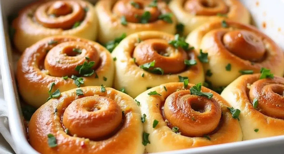 Cheesy garlic rolls