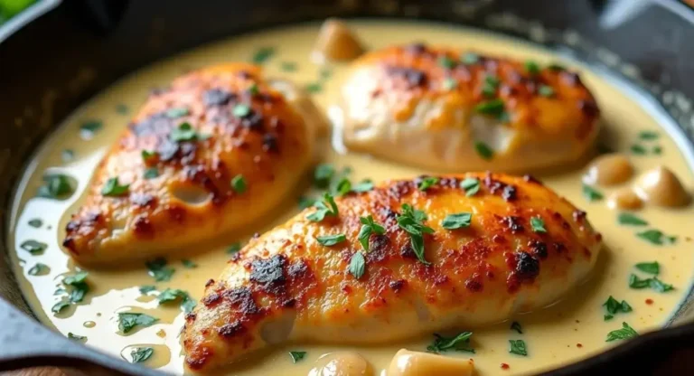 Easy Made Creamy Garlic Chicken