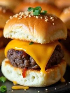 Garlic Parmesan Cheeseburger