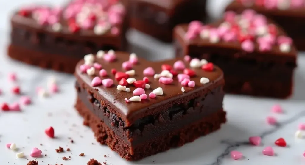 Heart Shaped Brownies Recipe
