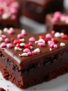 Heart Shaped Brownies Recipe