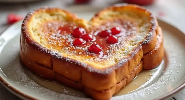 Heart-Shaped French Toast