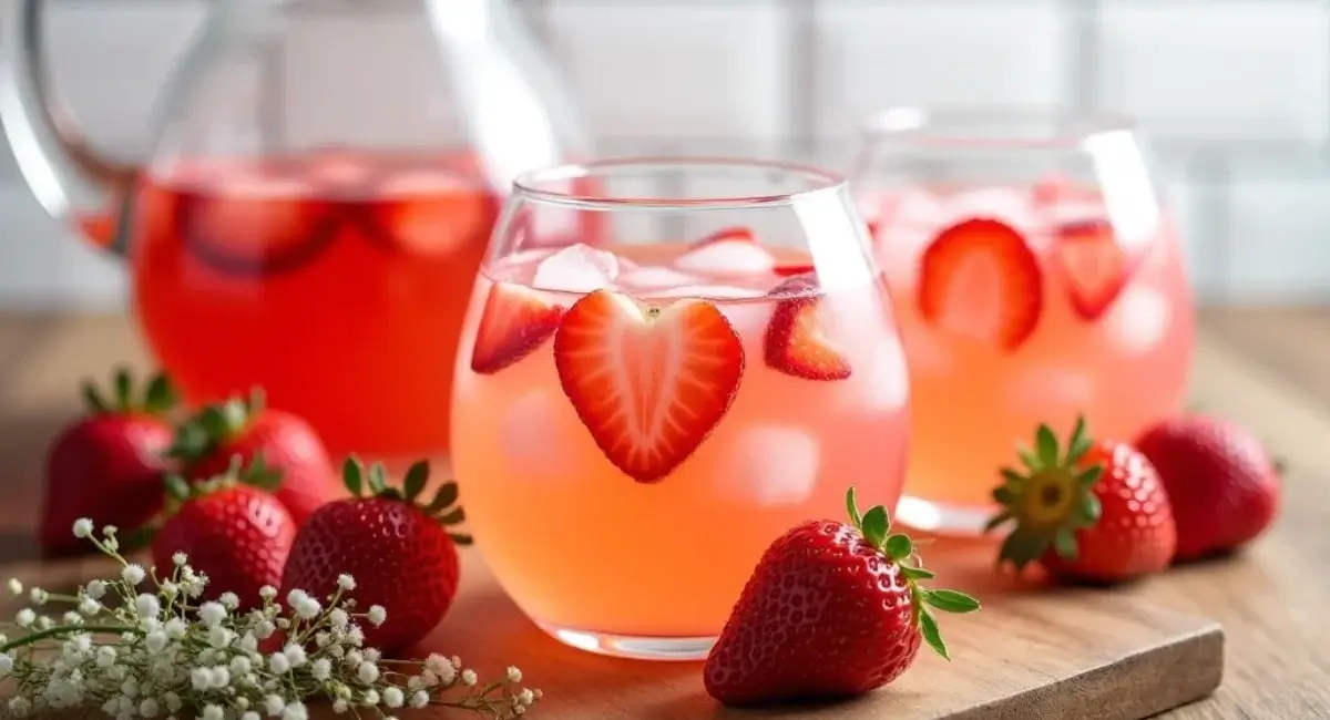 Strawberry Rosé Spritz